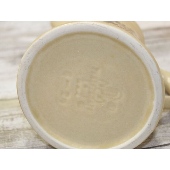 Pfaltzgraff Village Creamer 6-24 and Sugar 6-22 Set, Beige With Brown Designs - Picture 6 of 7